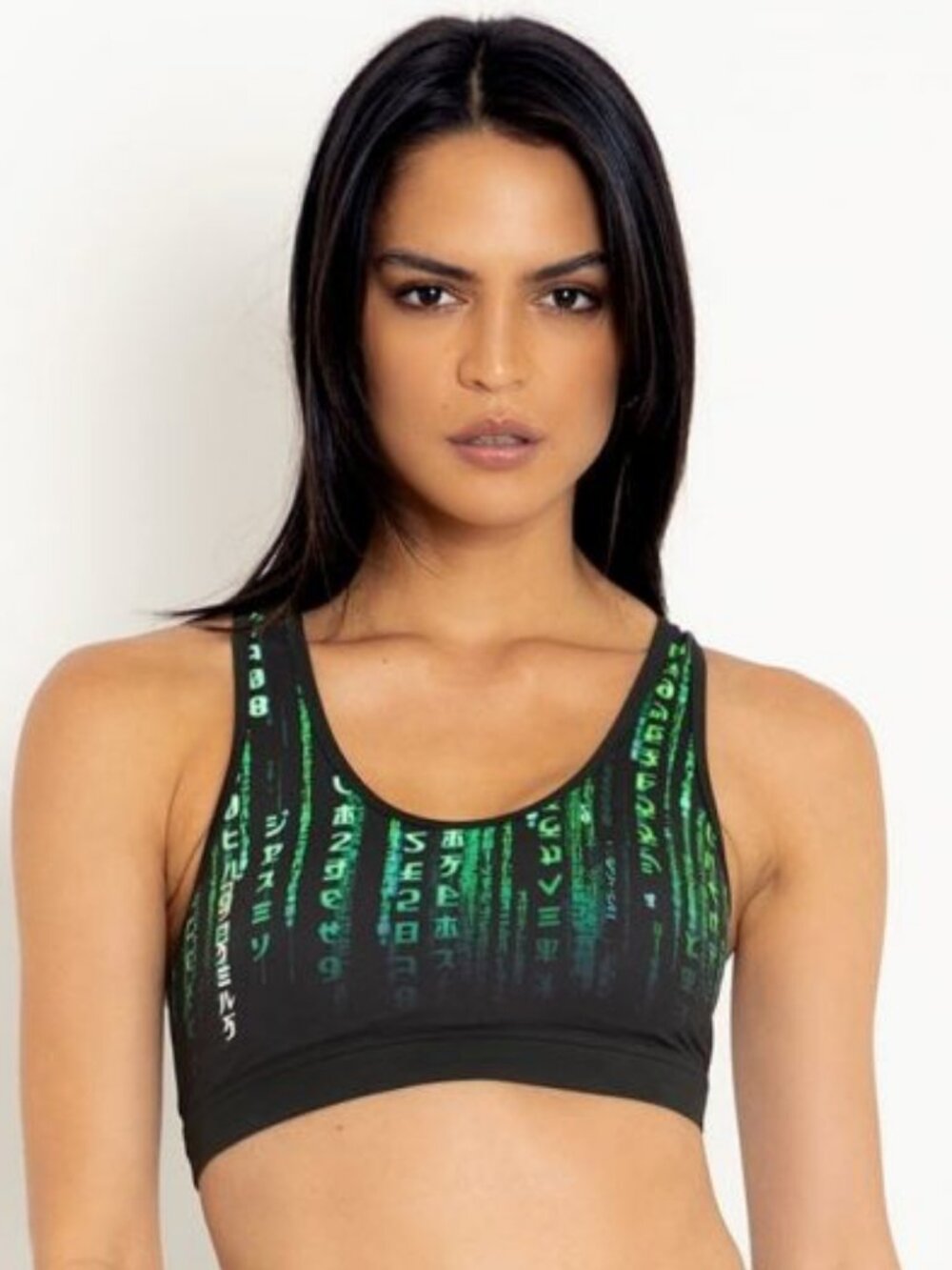 Blackmilk Matrix Resurrections Crop Top Sports Bra Medium M EUC
